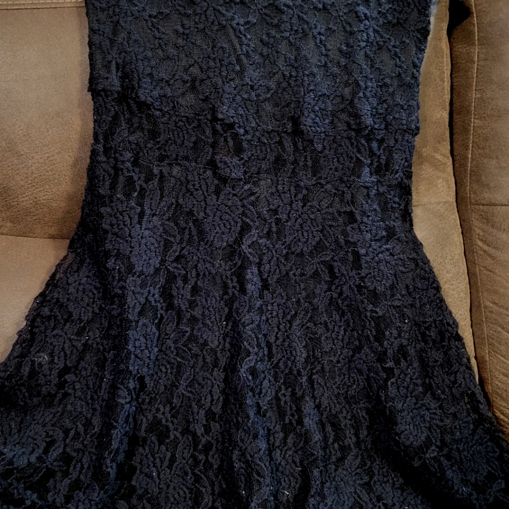 Chic Black Lace Dress